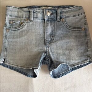 Levi's Light Blue Kids Denim Shorts